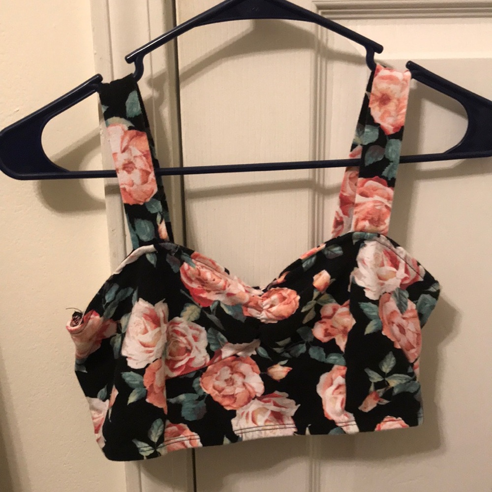 Floral Crop Top FOREVER 21